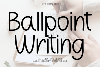 Ballpoint Pen Fonts for Unique Digital Projects