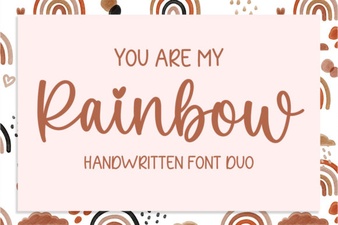 Creative Rainbow Font Designs & Free Download